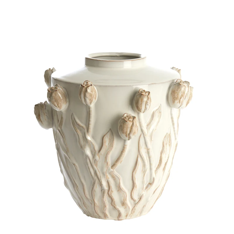 Vase JUANA crème versch. Größen
