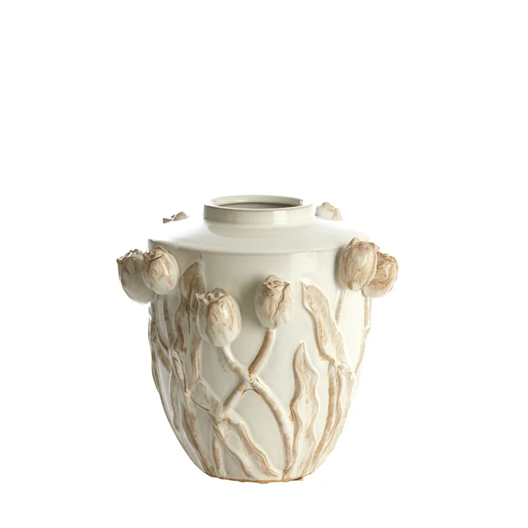 Vase JUANA crème versch. Größen