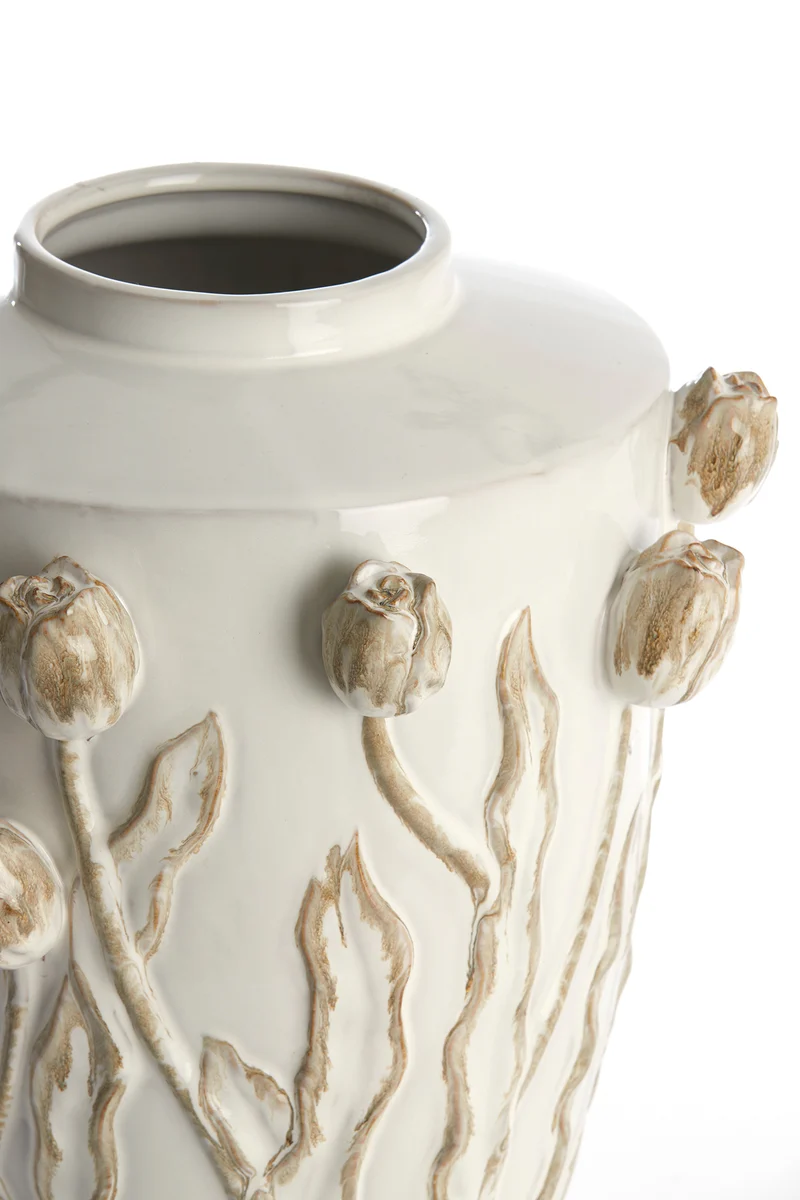 Vase JUANA crème versch. Größen