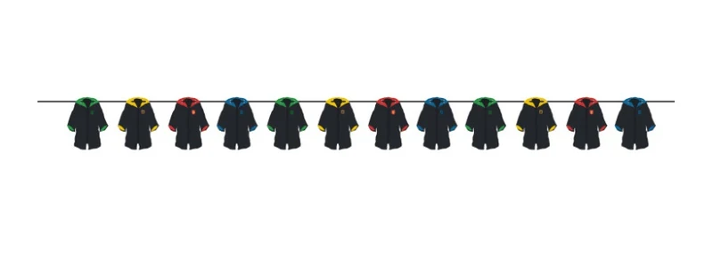 Harry-Potter-Mantel-Fahnenkette, 3,6 m