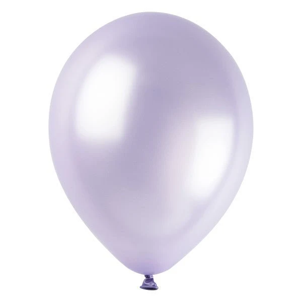 Lavendelfarbene Perlenballons, 30 cm, 50 Stück