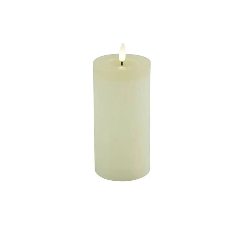 Decostar Stumpenkerze LED L Ø7,5cm, creme