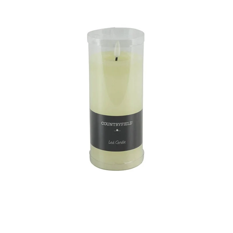 Decostar Stumpenkerze LED L Ø7,5cm, creme