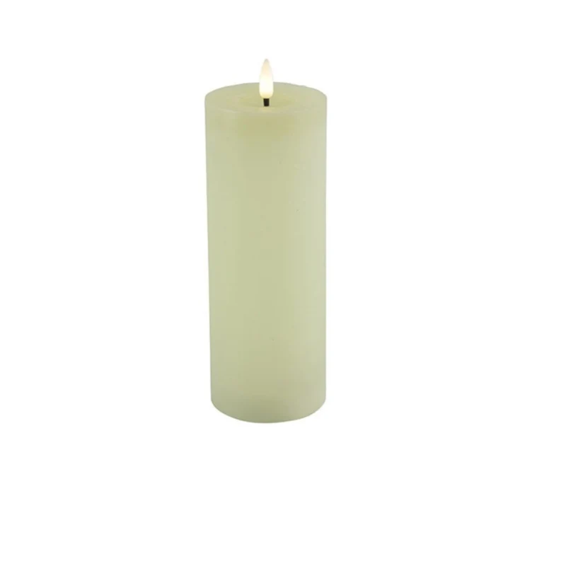 LED Stumpenkerze LED XL Ø7,5cm, creme