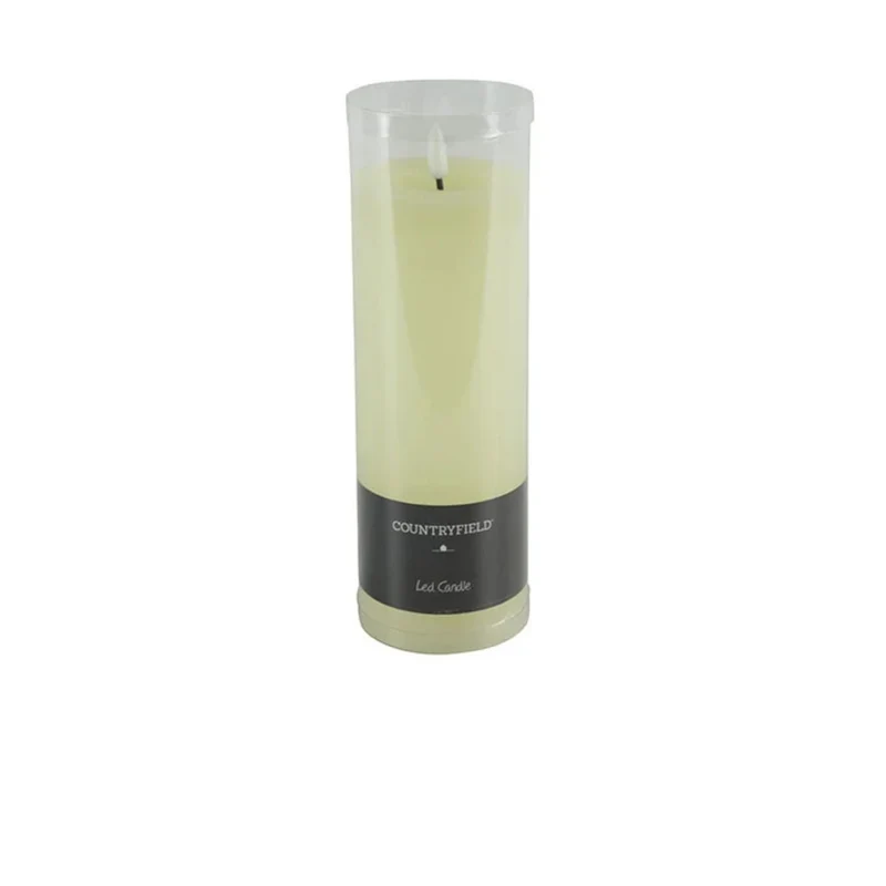 LED Stumpenkerze LED XL Ø7,5cm, creme