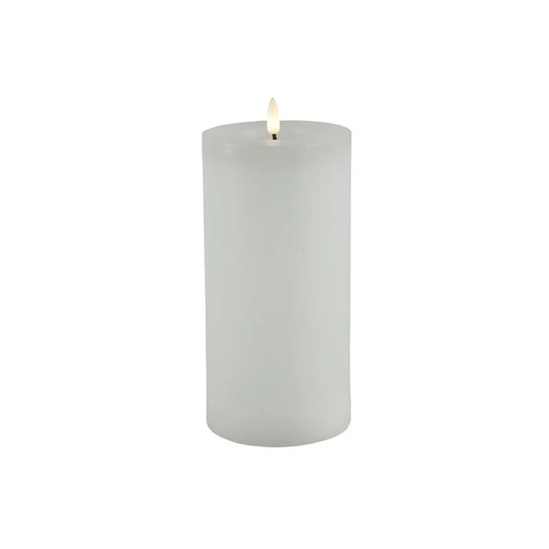 LED Stumpenkerze Rustikal Ø10CM