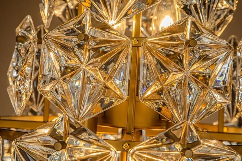 Casa Padrino Luxus Kristall Tischleuchte Gold / Schwarz Ø 46 x H. 85 cm - Tischlampe mit Marmorfuß