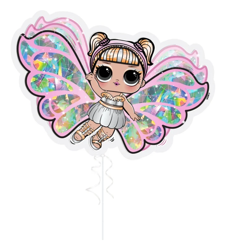 LOL Surprise Folienballon Schmetterling 66 cm