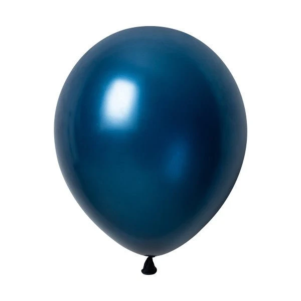 Marineblaue Perlenballons, 30 cm, 50 Stück