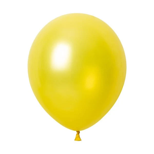 Gelbe Perlenballons, 30 cm, 50 Stück
