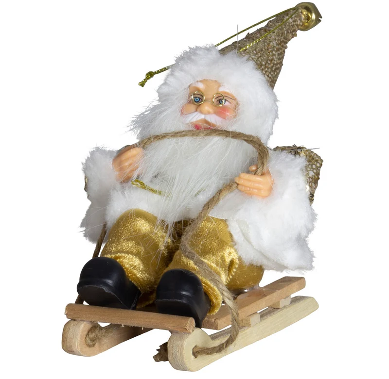 Weihnachtsmann 18cm, 4er Set, 4 Designs