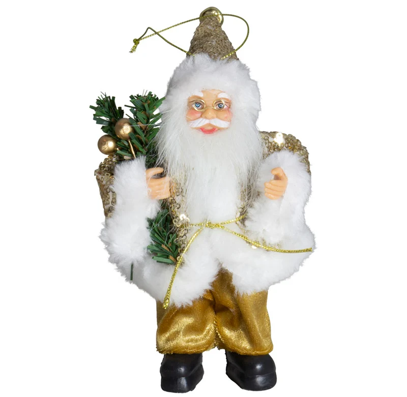 Weihnachtsmann 18cm, 4er Set, 4 Designs