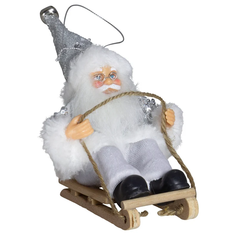 Weihnachtsmann 18cm, 4er Set, 4 Designs