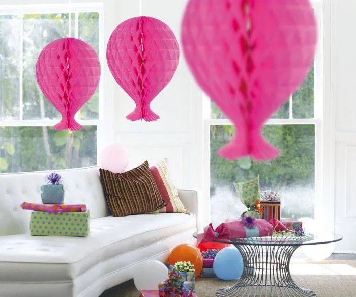 Wabenballon Fuchsia 37cm