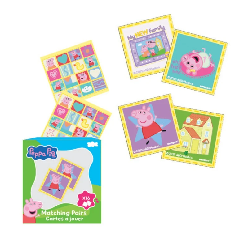 Peppa Pig Kartenspiele, 4er-Set