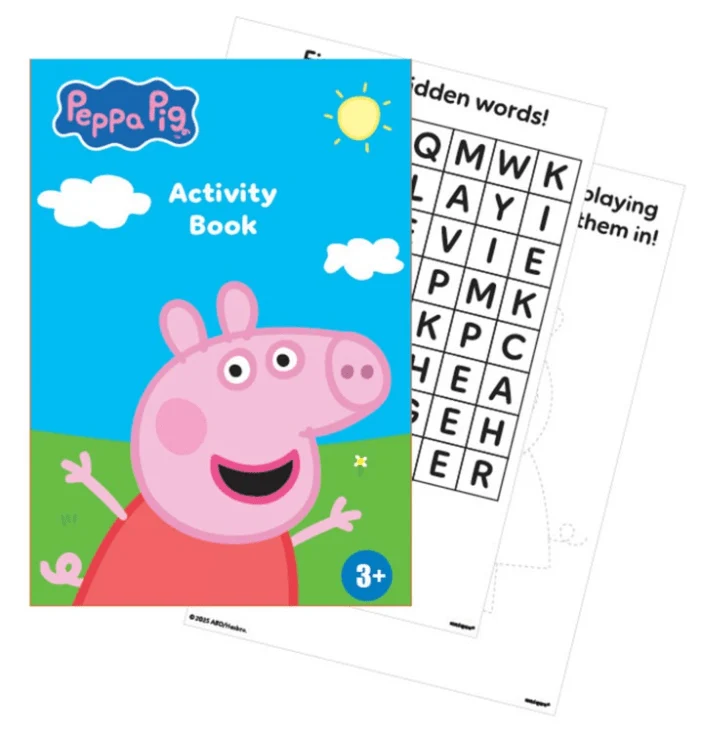 Peppa Pig-Aktivitätshefte, 4 Stück