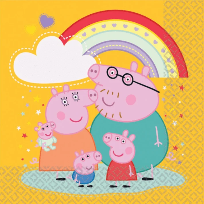 Peppa Pig Servietten, 16 Stück