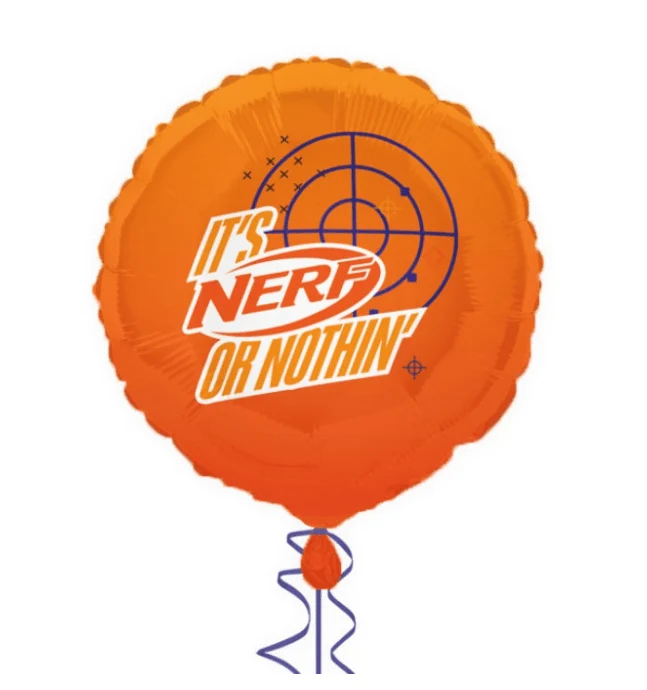 Nerf Folienballon, leer, 46 cm