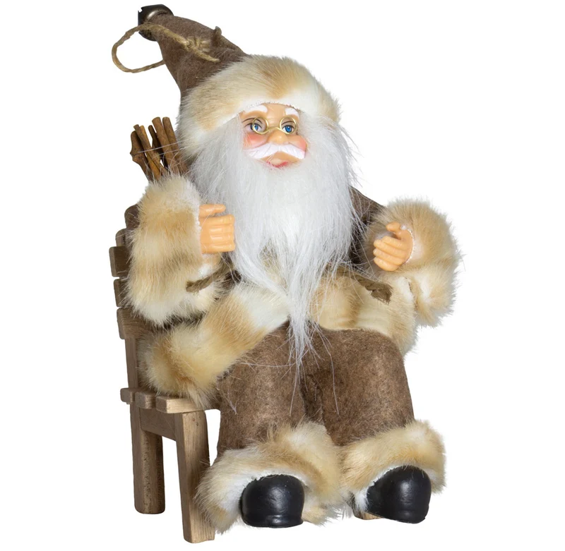 Weihnachtsmann 18cm, 4er Set, 4 Designs