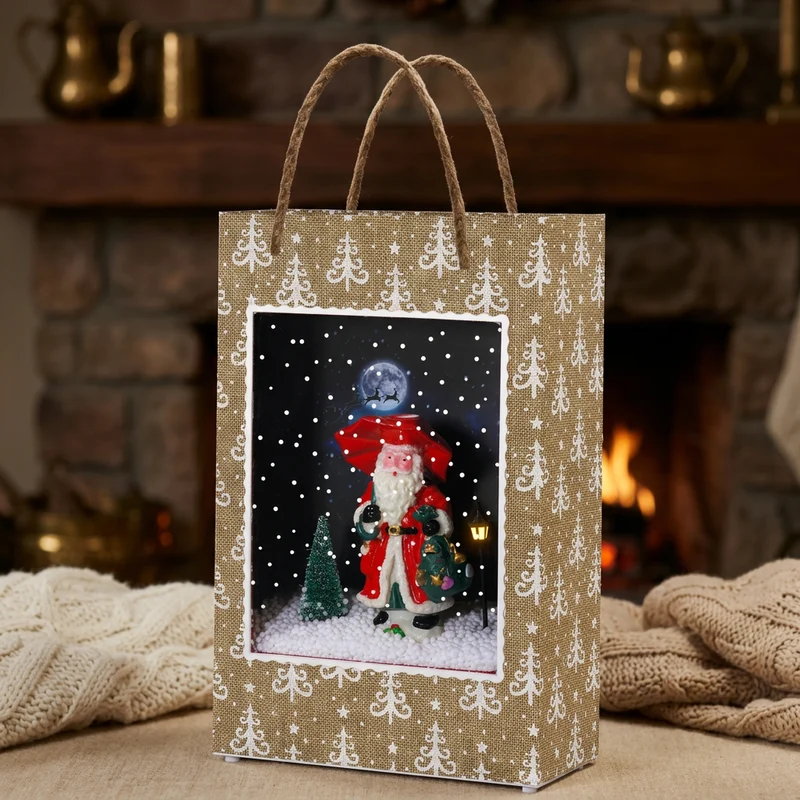 Schneiende Geschenktüte 33cm
