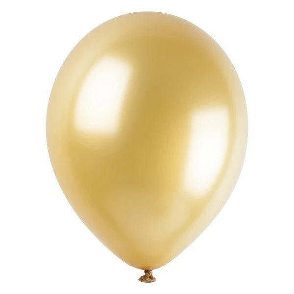 Dunkelgoldene Perlenballons, 30 cm, 50 Stück