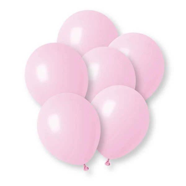 Pastellrosa Luftballons, 30 cm, 50 Stück