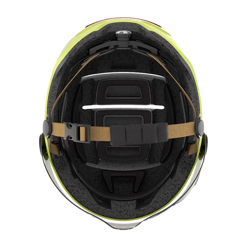Fahrradhelm mit Visier, Bremslicht und SOS-Alarm