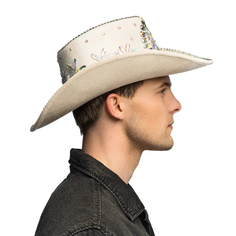 Cowboyhut Crystal beige
