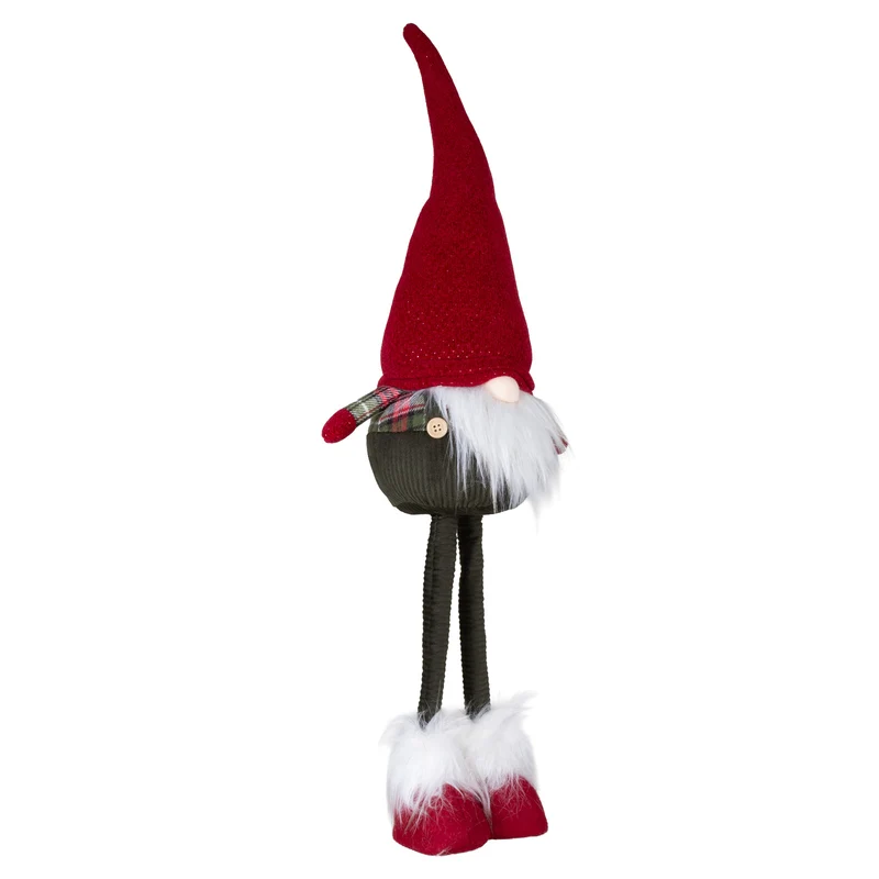 Weihnachtswichtel mit Teleskopbeinen variable Größe von 43cm bis 87cm