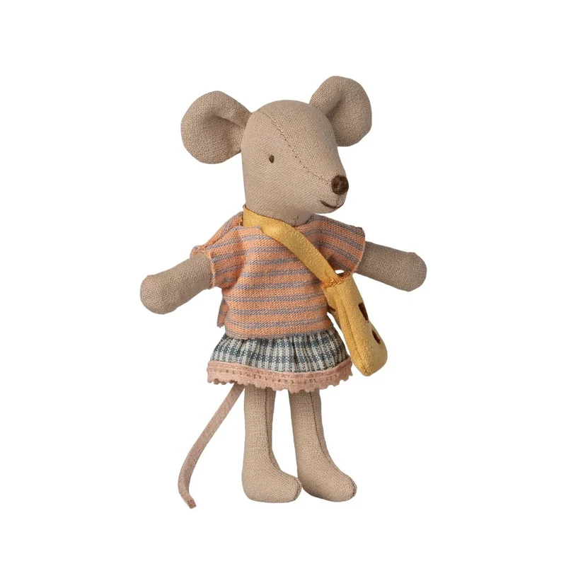 Maileg Kleine Schwester Maus mit Tasche