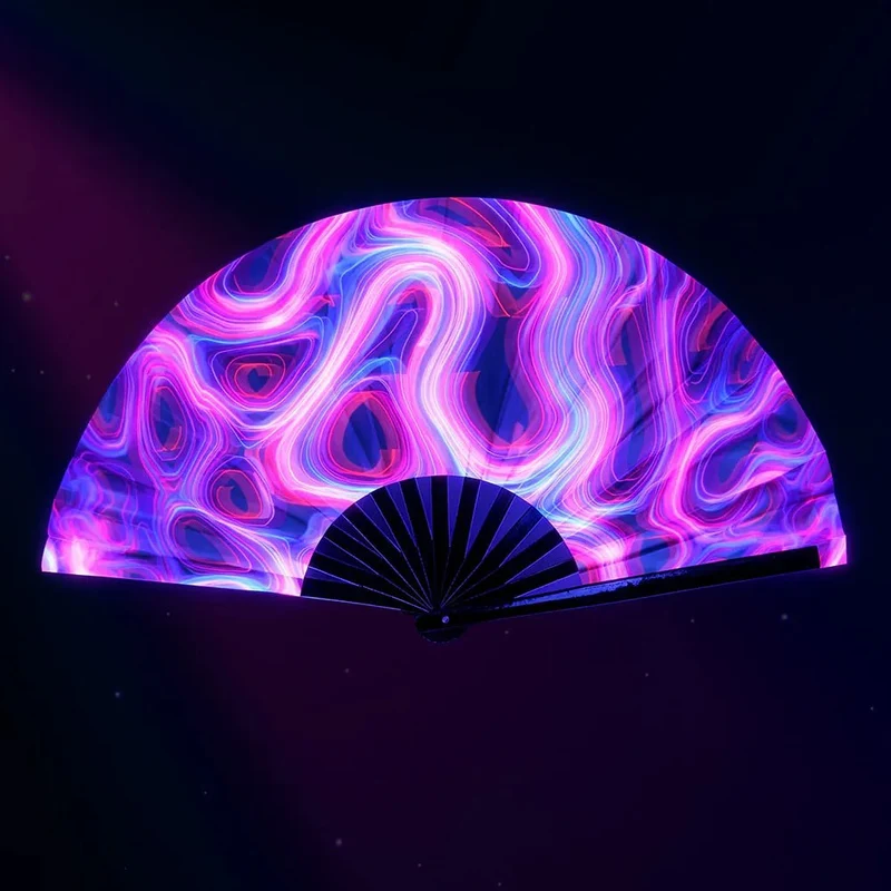 Fächer „Rave Trip XL“, 64 cm