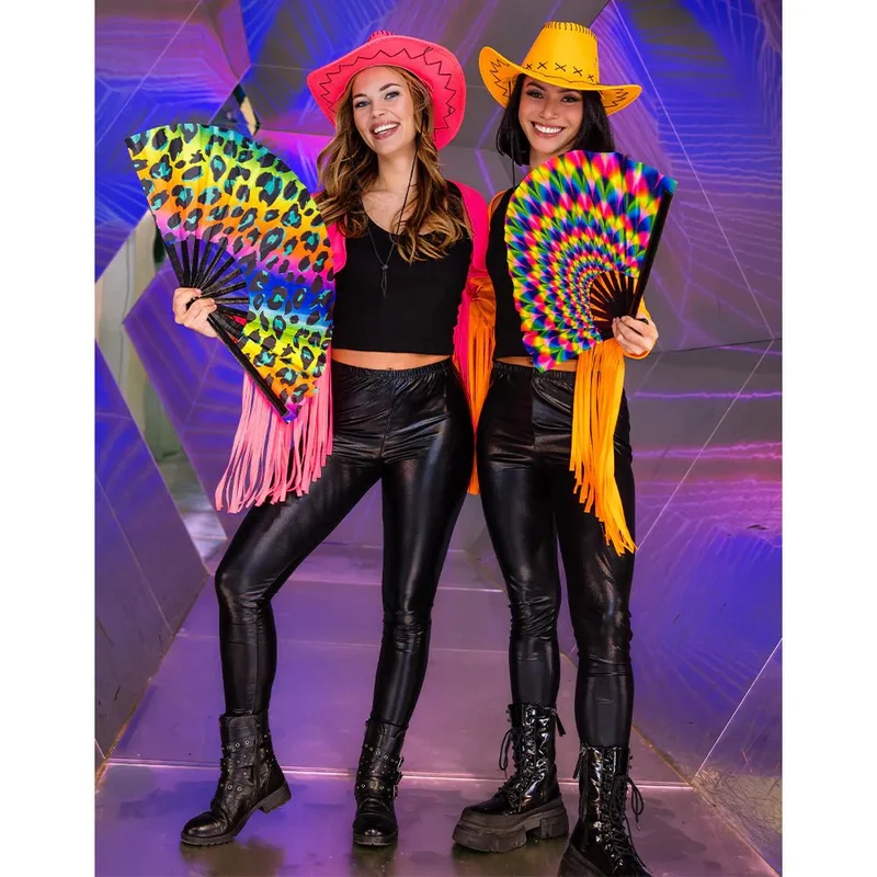 Fächer „Rave Wild XL“, 64 cm