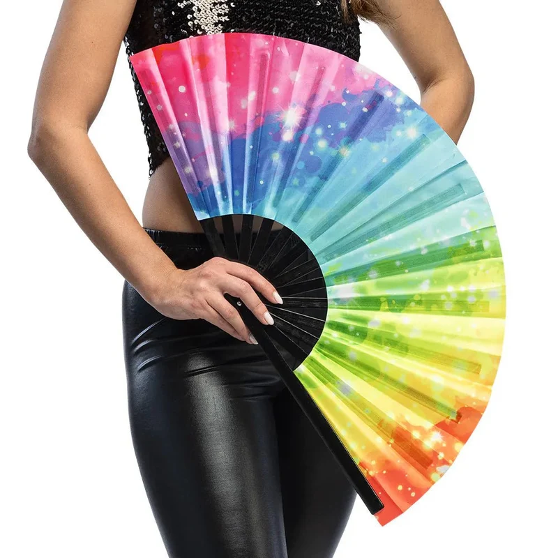 Fächer „Rave Vibe XL“, 64 cm