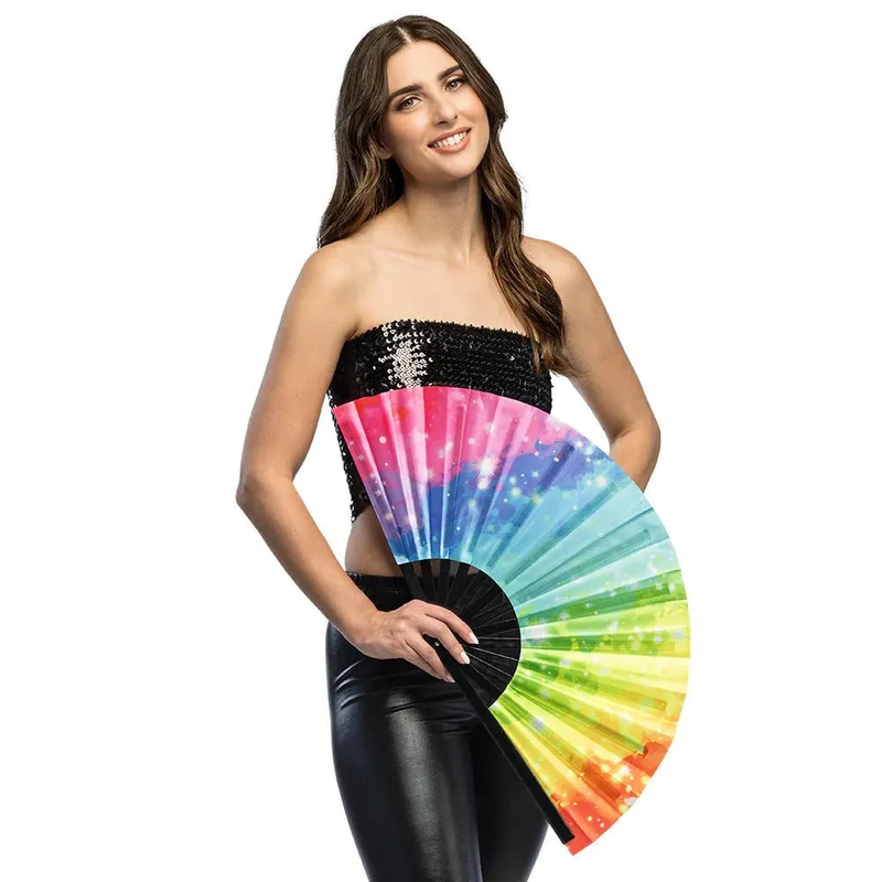Fächer „Rave Vibe XL“, 64 cm