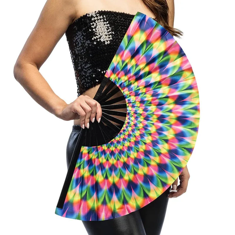 Fächer „Rave Rush XL“, 64 cm