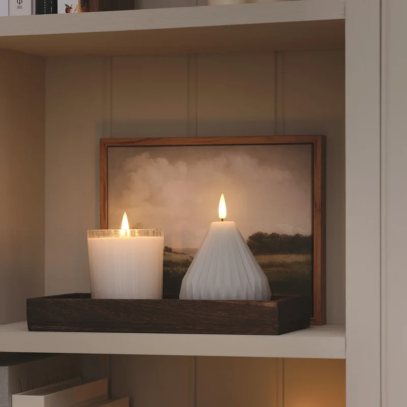 TruGlow® LED-Kerze im Glas mit Fernbedienung