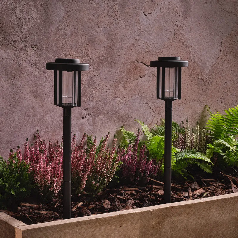 2er-Set "Dartmoor" Solar-Gartensteckleuchten mit Filament-LED