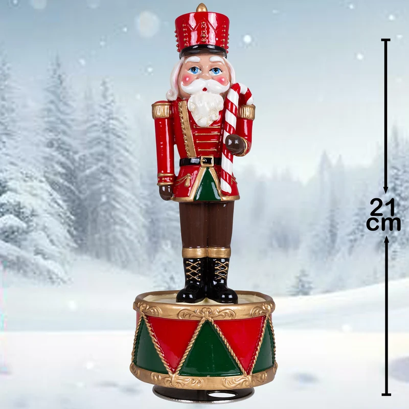 Spieluhr Nussknacker 21cm