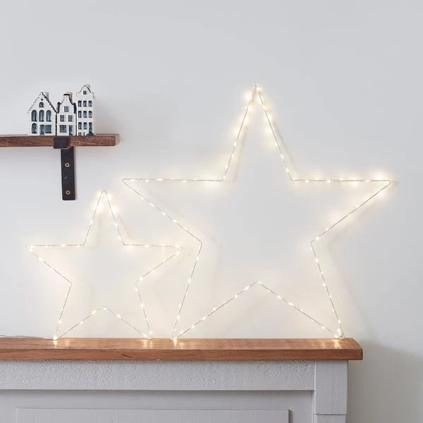 Bundle aus zwei batteriebetriebenen Osby LED-Leuchtsternen