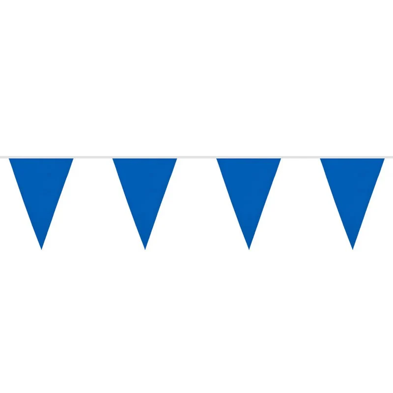 Blaue Polyester-Fahnenkette