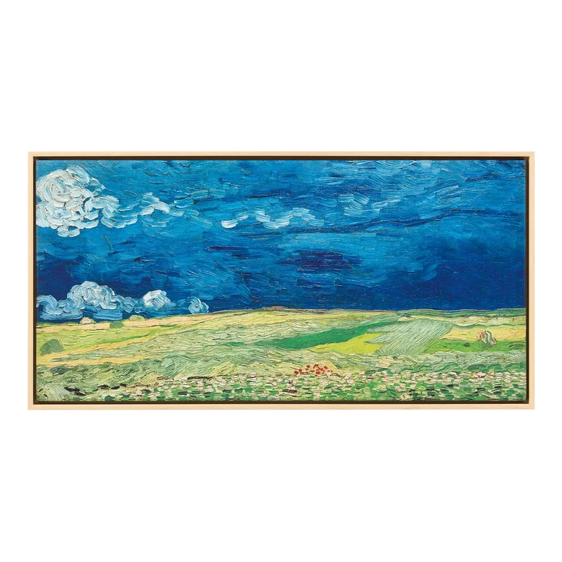 van Gogh Bild "Kornfeld bei Gewitterstimmung"