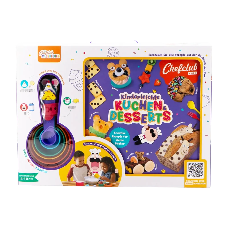 Kinder Rezeptbuch für Kuchen & Desserts