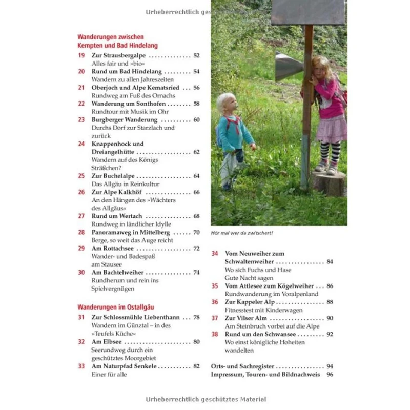 Wandern mit Kinderwagen im Allgäu - Wanderwege