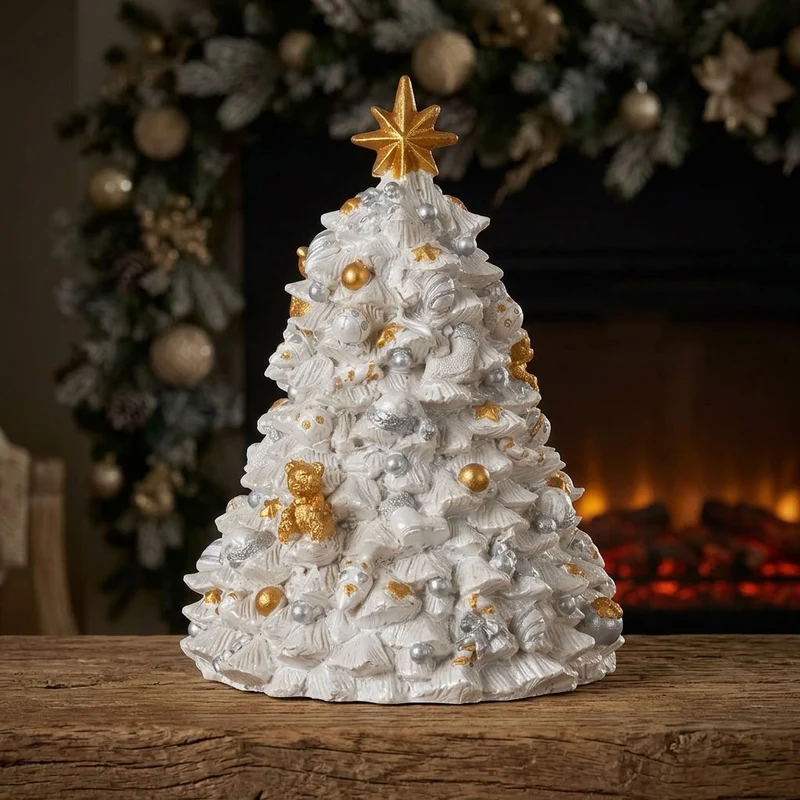 Mechanische Spieluhr Weihnachtsbaum 17cm