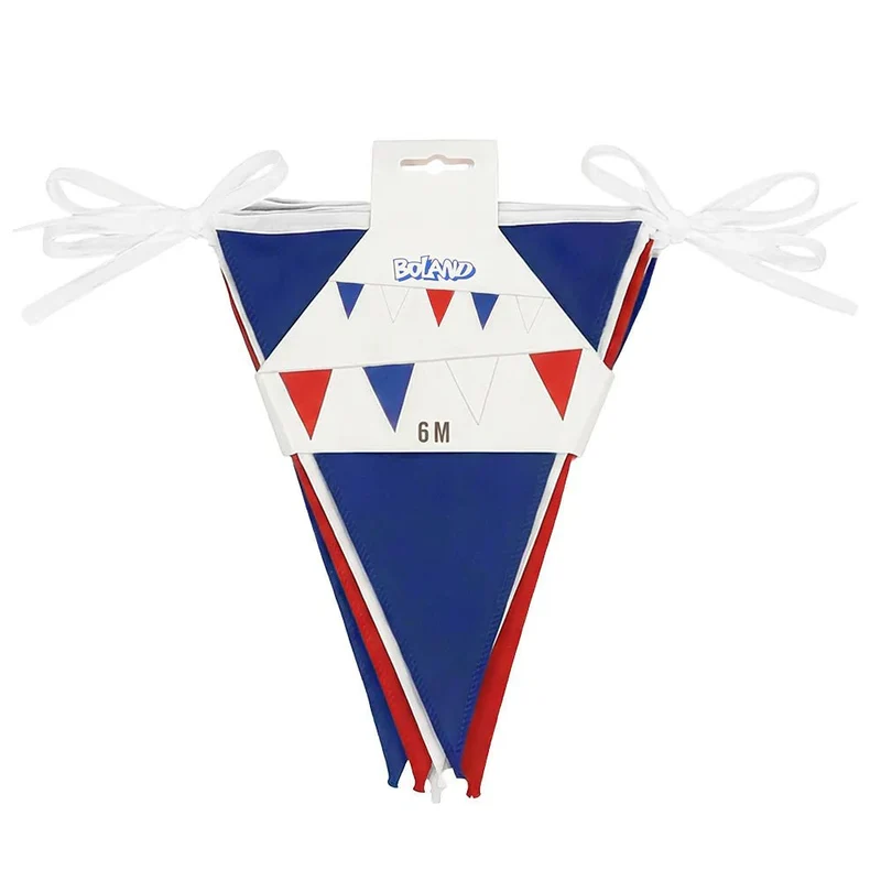 Französische Polyester-Fahnenkette, 6 m