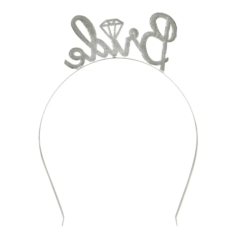 Metall-Diadem „Bride“ mit Diamanten