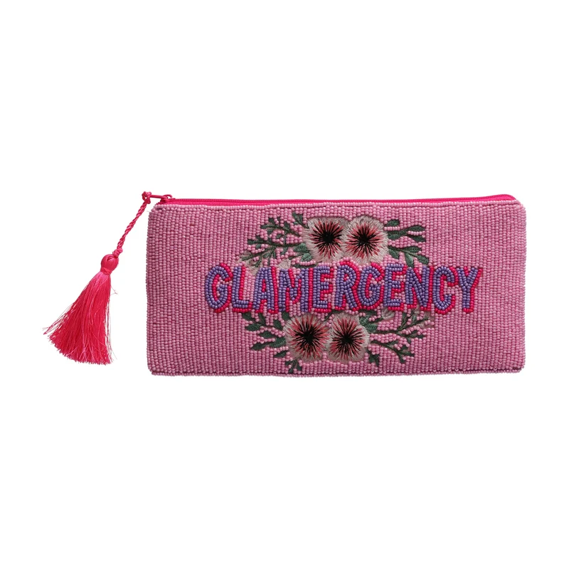Kosmetiktasche ELODIE L Motiv: Glamergency pink