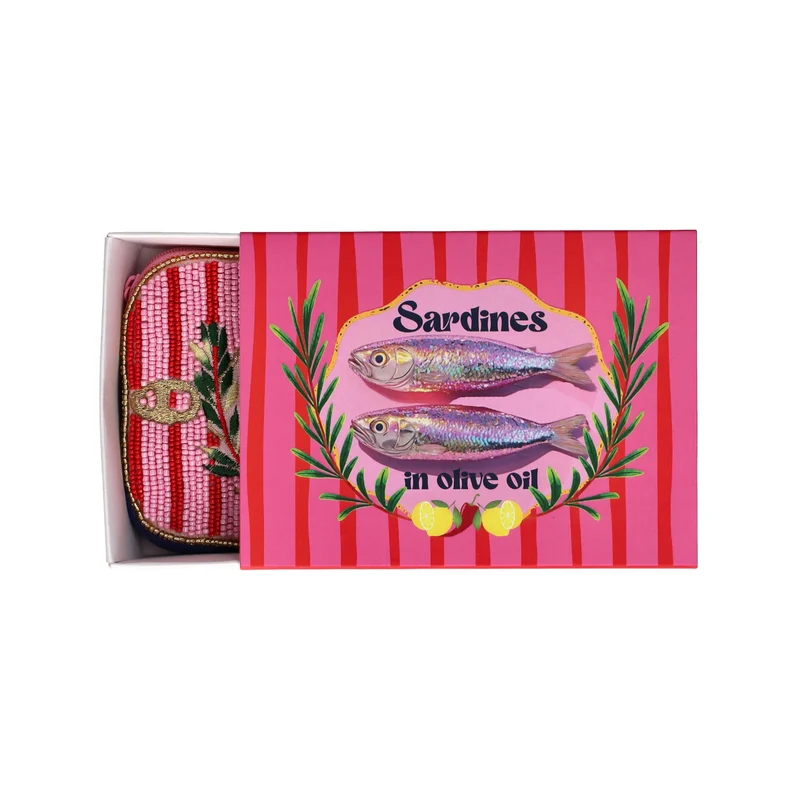 Kosmetiktasche ELODIE S Motiv: Sardines rosa