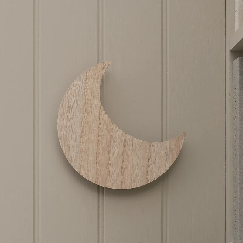 2er Set Wand‑Nachtlichter Kinderzimmer Mond & Bär
