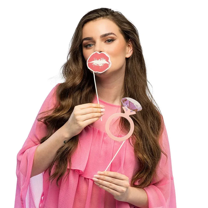 10-teiliges Set mit Foto-Requisiten „Bride to be“